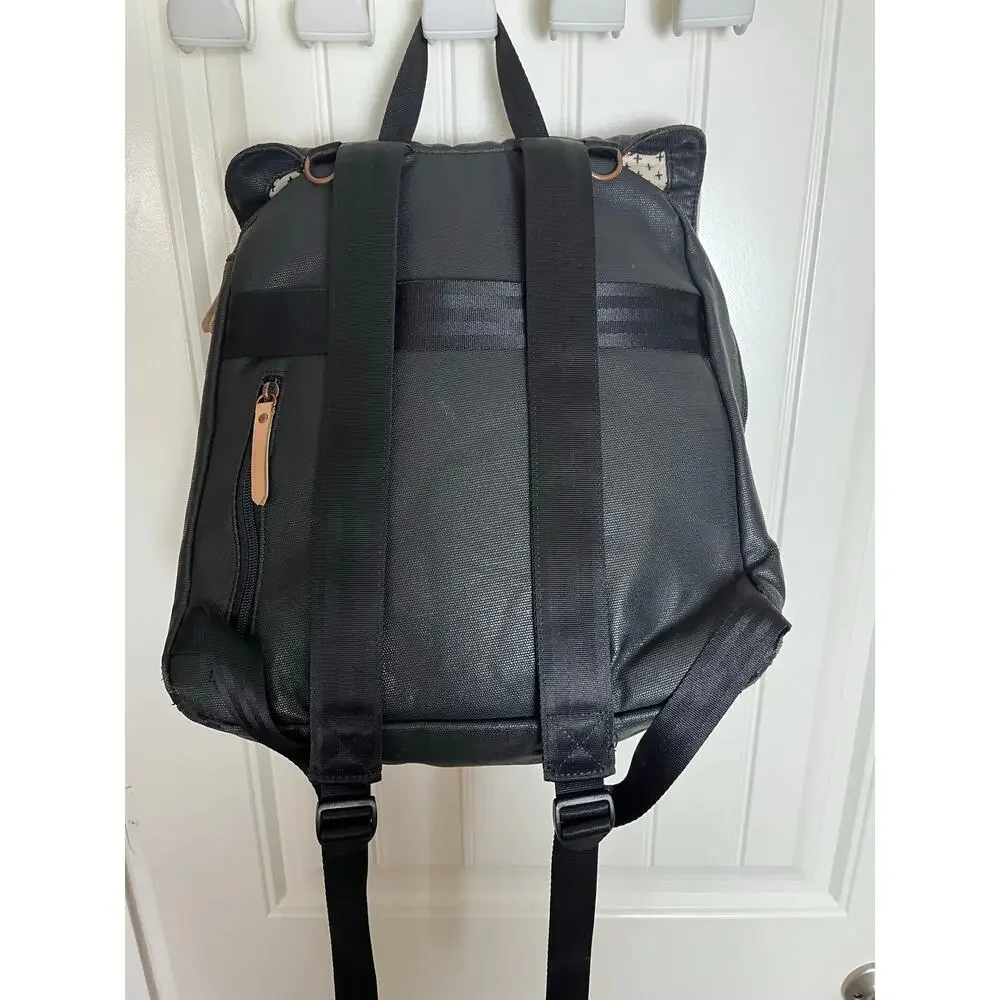 Petunia Pickle Bottom | Meta Backpack Matte Black Diaper Bag